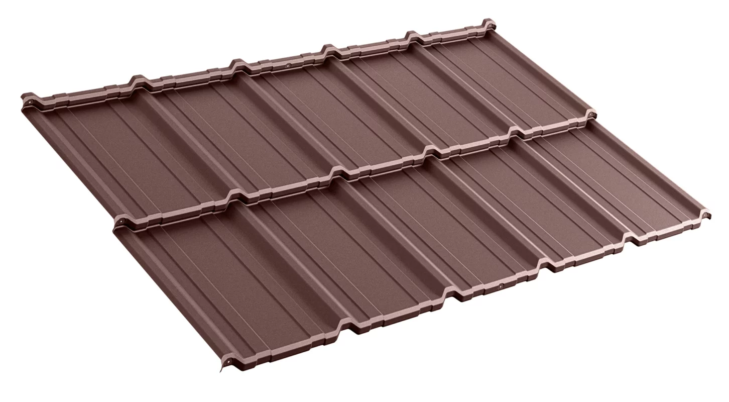 metal roofing como noble matt sierra brown