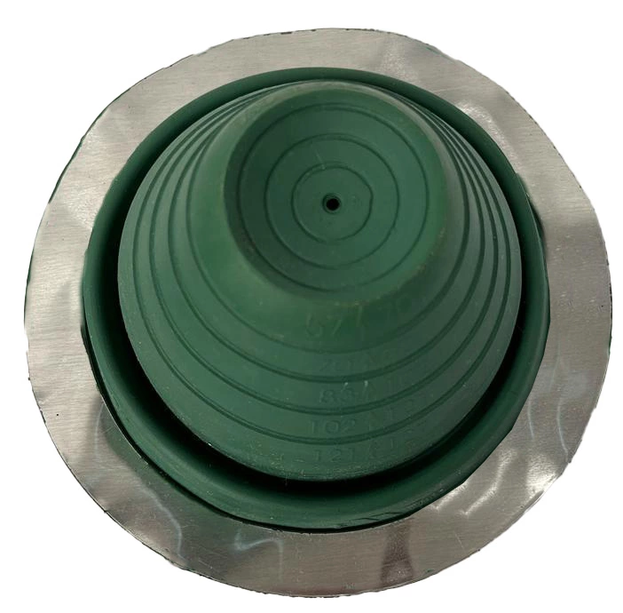 Round Universal EPDM Pipe Flashing - Dark Green - Image 2