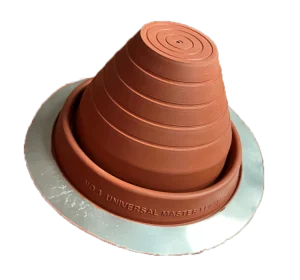 Round Universal EPDM Pipe Flashing - Red